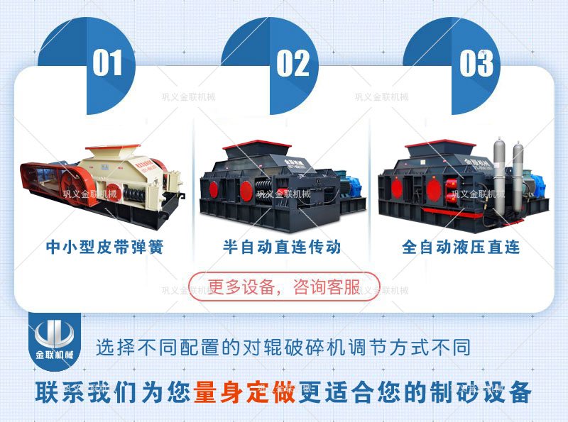 液壓對輥制砂機型號參數、市場價位多少？